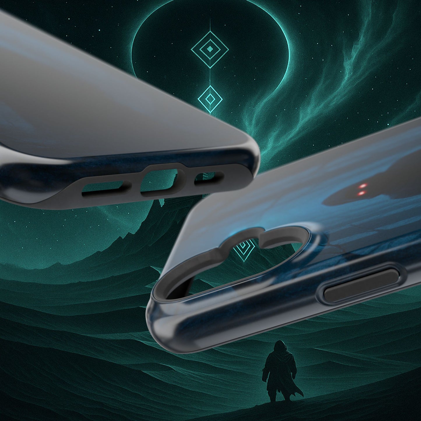 "Funda Magnética Reforzada🖤 El Vigía del Bosque Oscuro"