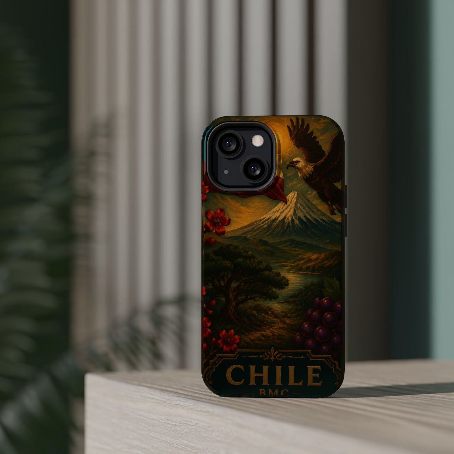 "Funda Magnética Reforzada Magnética Reforzada Chile: Naturaleza Indómita y Horizontes Eternos 🏔️🍇🏜️"