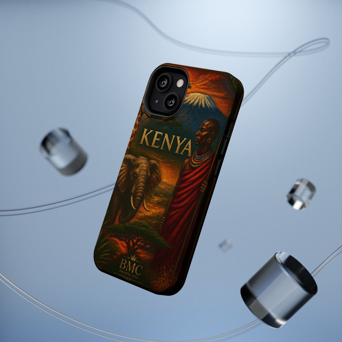 "Reinforced Magnetic Case Kenya: Wild Adventure and Land of Infinite Horizons 🦁🌄🏕️"