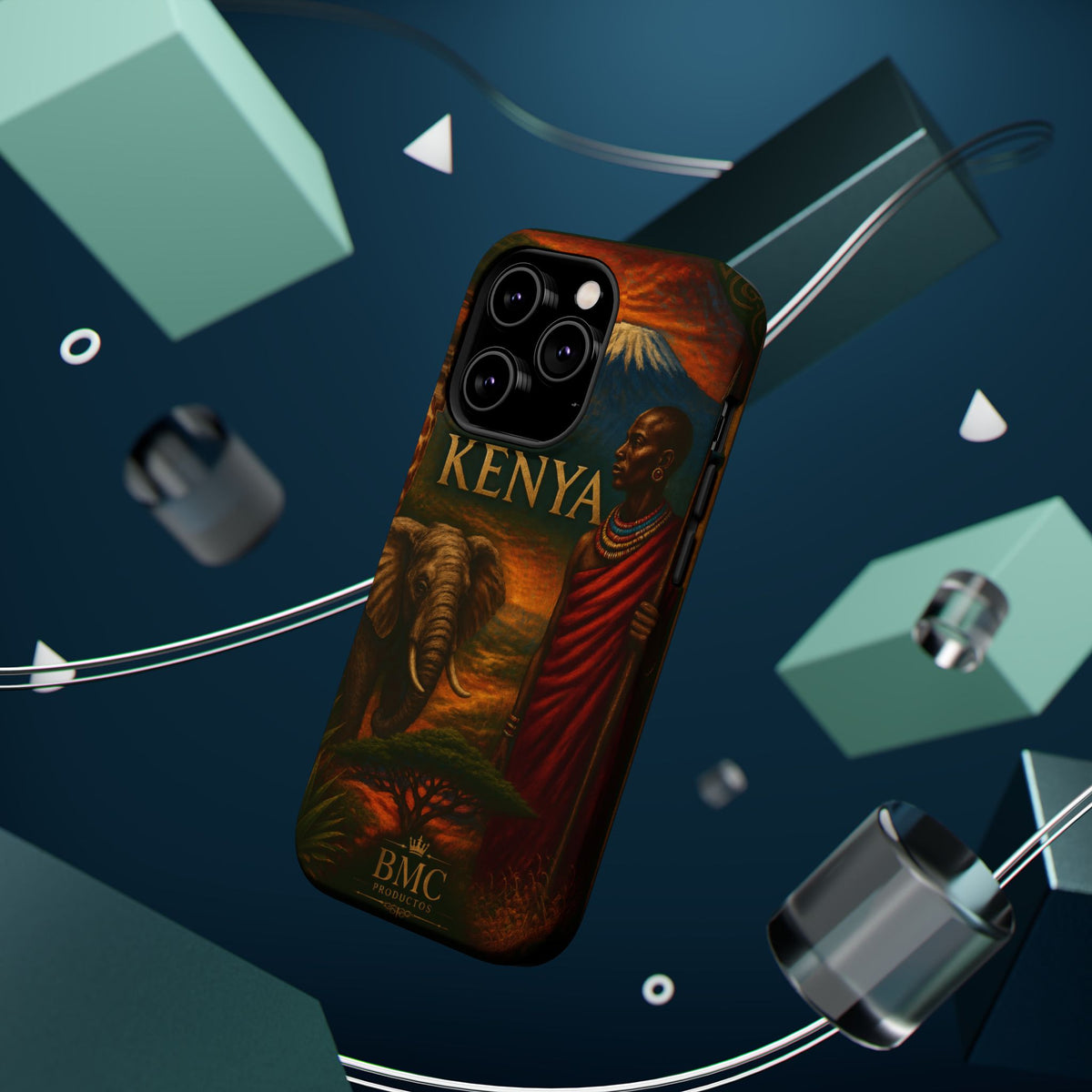 "Reinforced Magnetic Case Kenya: Wild Adventure and Land of Infinite Horizons 🦁🌄🏕️"