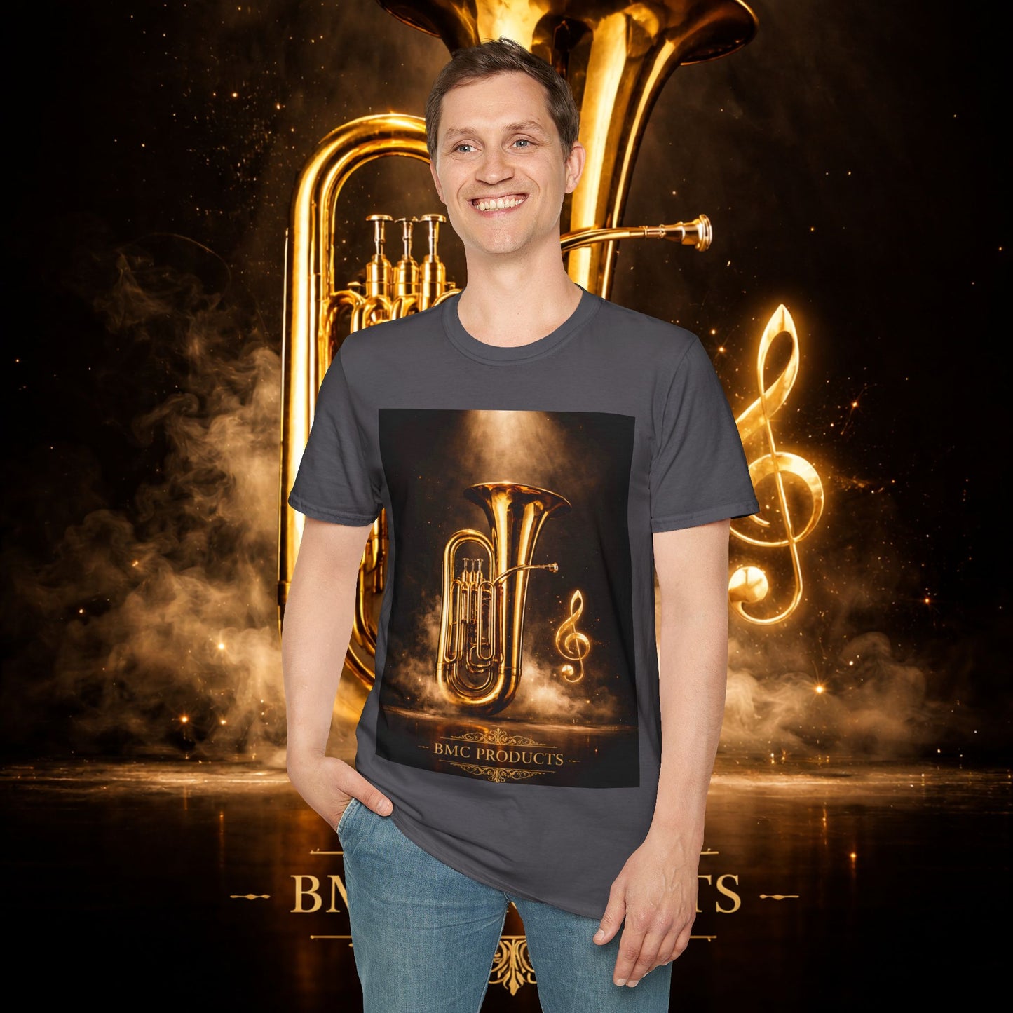 "Camiseta Tuba 🎺🔥 Cuando el alma suena, todo arde.”