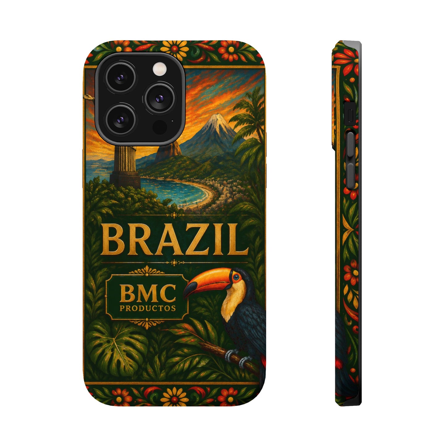 "Funda Magnética Reforzada Magnética Reforzada Brasil: Ritmo, Naturaleza y Alegría Infinita 🎶🌴🏖️"