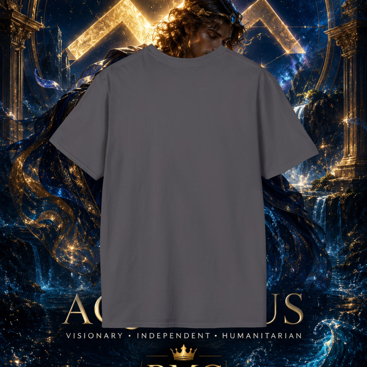 "Camiseta ♒ ACUARIO – El Visionario del Cielo y el Agua"