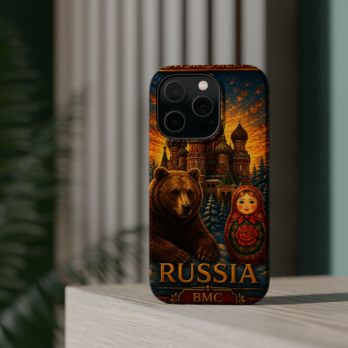 "Reinforced Magnetic Case Russia❄️ – Land of history, mystery, and grandeur"