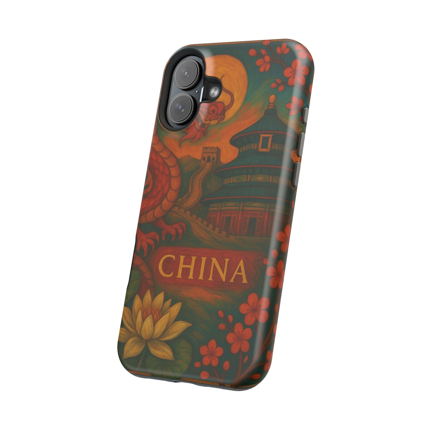 "Funda Magnética Reforzada Magnética Reforzada China – Dragones, murallas y leyendas eternas"