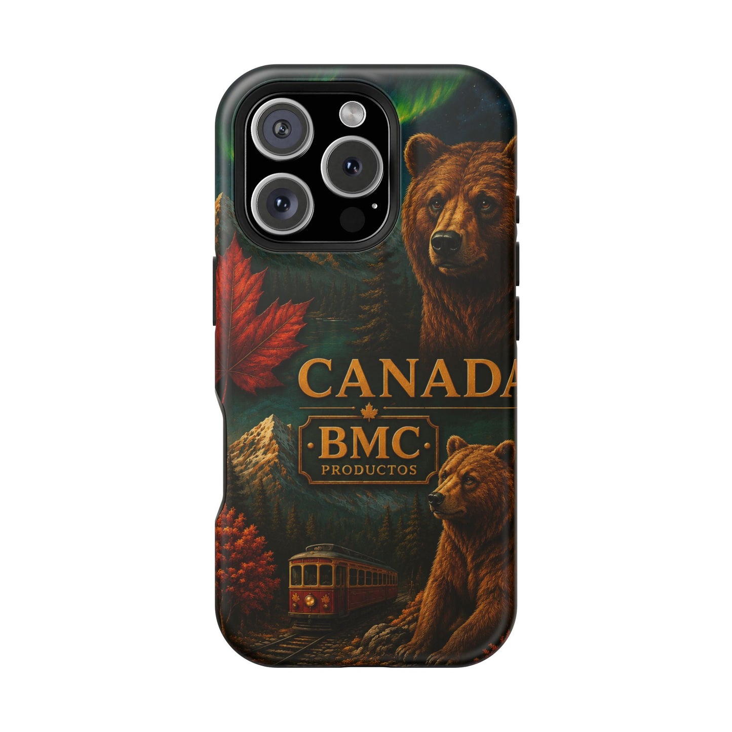 "Funda Magnética Reforzada Magnética Reforzada Canadá: Naturaleza Majestuosa y Espíritu Libre 🍁🏞️🦌"