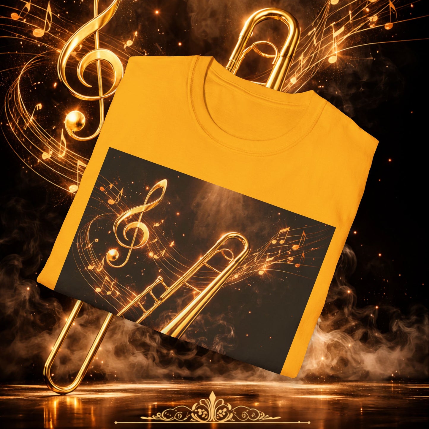"Camiseta Trombón 🎷🔥No todos los fuegos hacen ruido… algunos tocan el alma.” 🔥🎷
