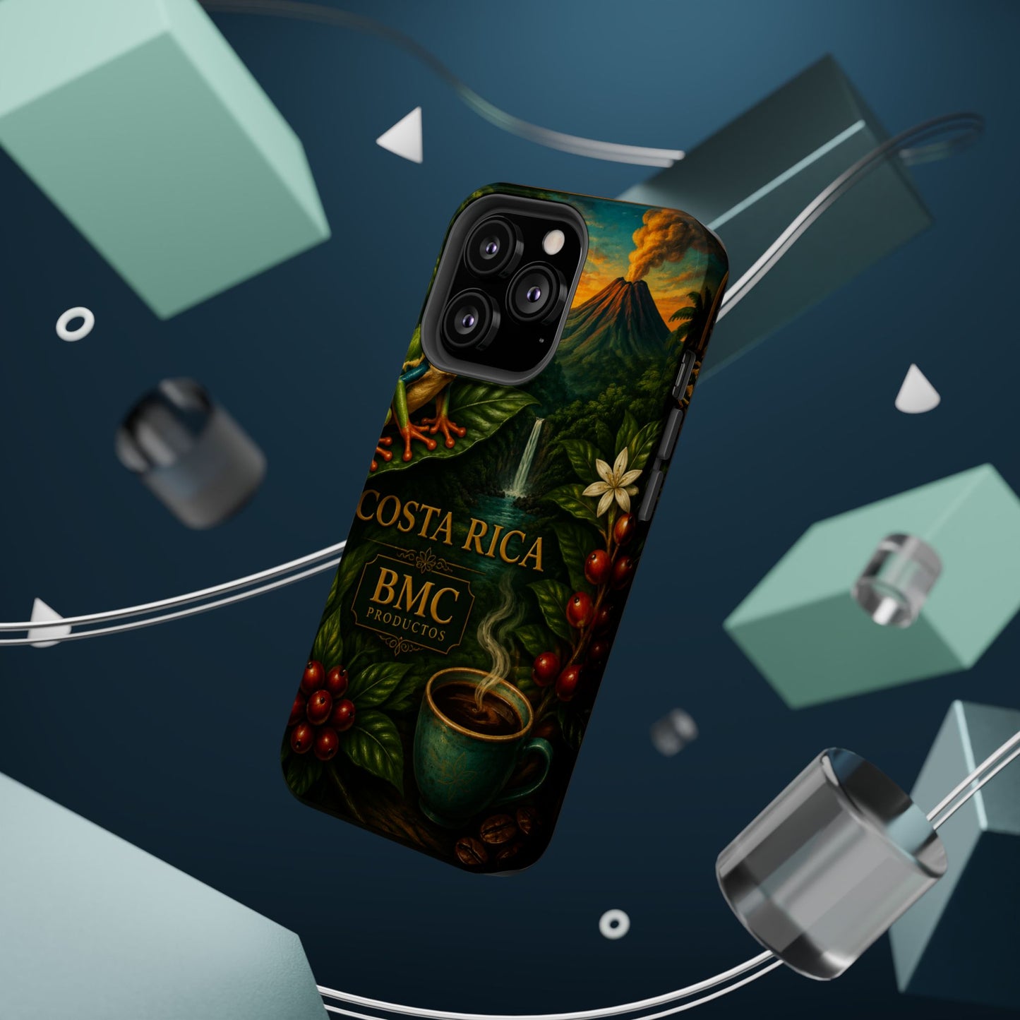 "Funda Magnética Reforzada Magnética Reforzada Costa Rica: Pura Vida entre Volcanes y Selvas 🌋🌴🦜"