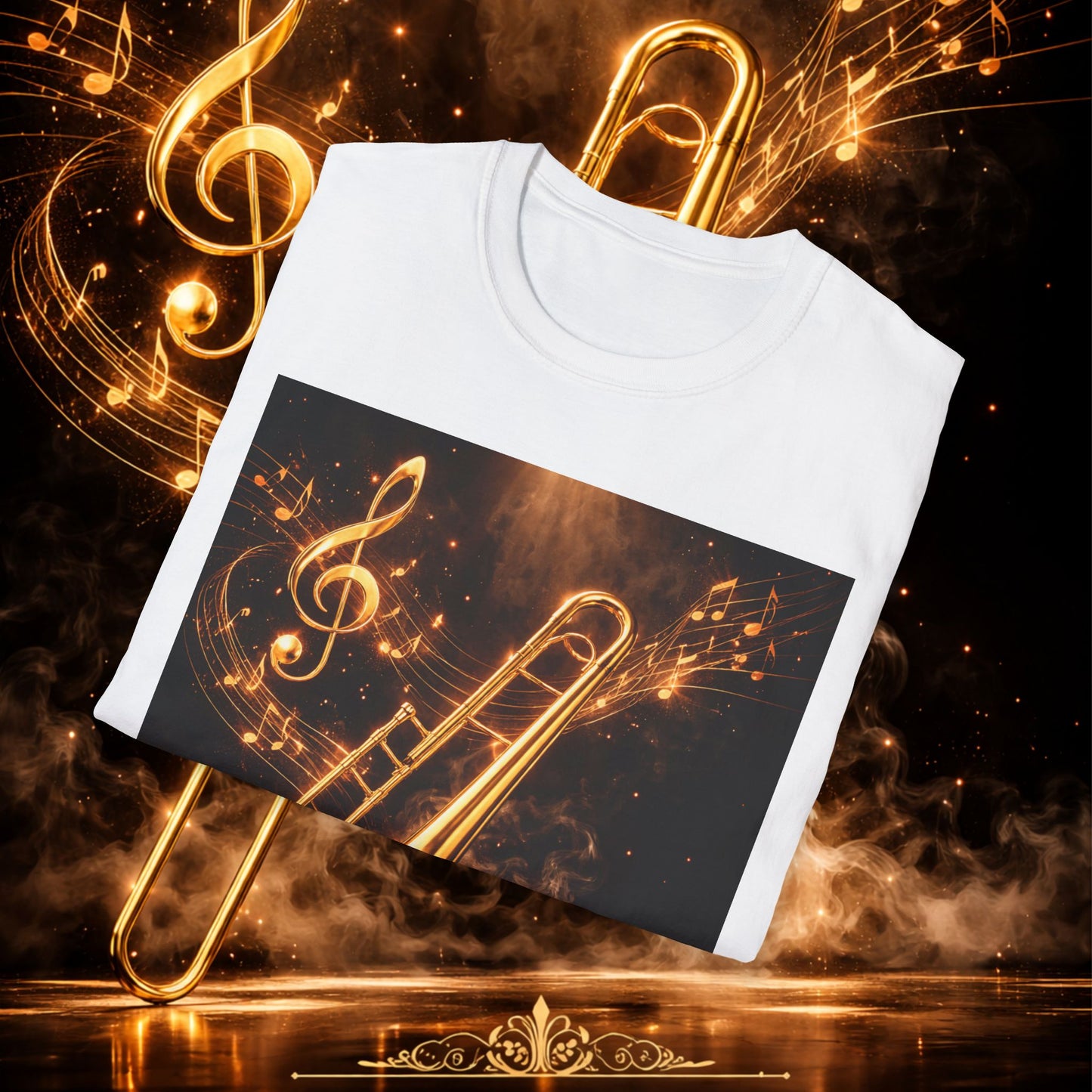 "Camiseta Trombón 🎷🔥No todos los fuegos hacen ruido… algunos tocan el alma.” 🔥🎷