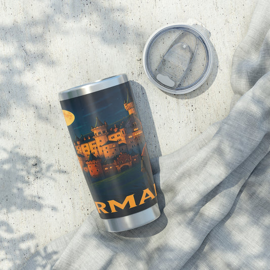 "Vaso Térmico Vagabond 20oz Alemania: Fortaleza, Historia y Tradición 🎖️🏰🍺"