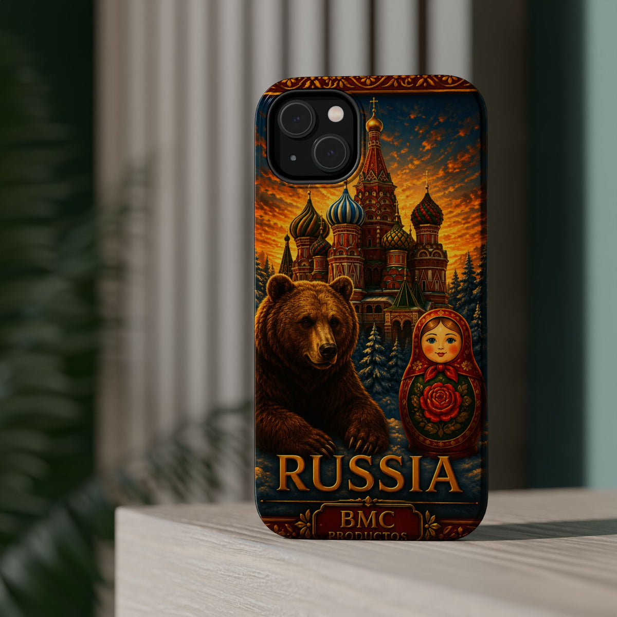 "Reinforced Magnetic Case Russia❄️ – Land of history, mystery, and grandeur"