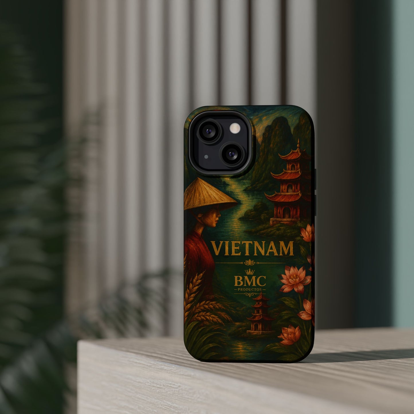 "Funda Magnética Reforzada Magnética Reforzada  Vietnam: Tradición, Naturaleza y Leyendas Ancestrales 🎋🏯🐉"