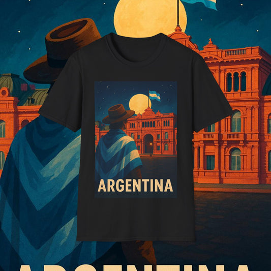 "Camiseta Argentina: Pasión, Tradición y Tierra de Sueños 🇦🇷🔥🏞️"
