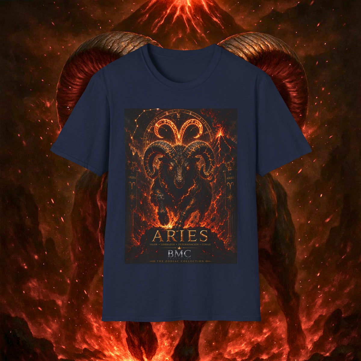 "Camiseta ♈ Aries — Espíritu de fuego"