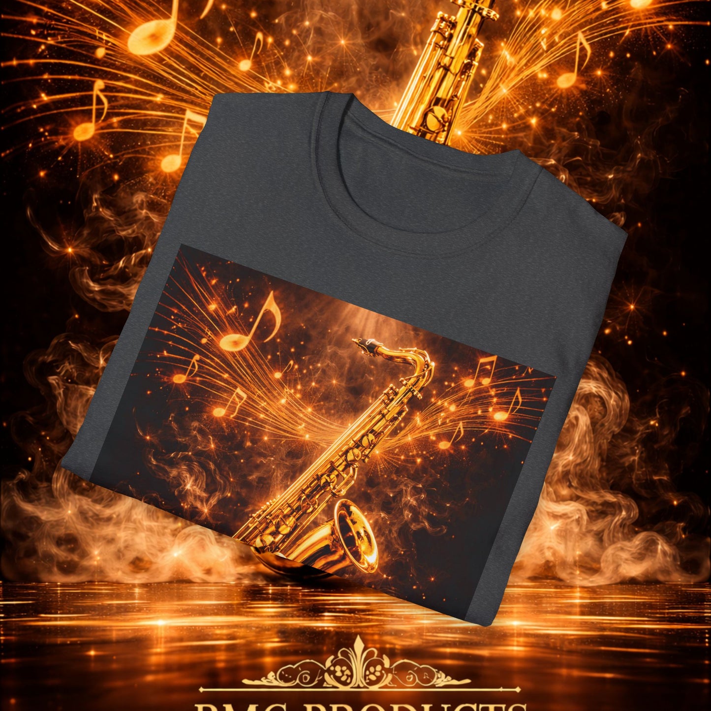 "Camiseta sax 🎷🔥 Haz que arda cada nota.” 🔥🎷