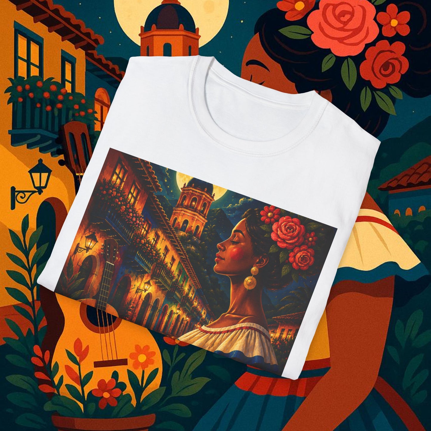 "Camiseta Colombia: Magia de Colores, Café y Tradición ☕🎨🌄"