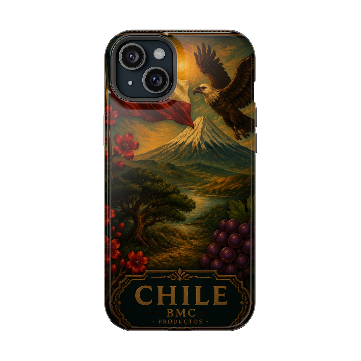 "Funda Magnética Reforzada Magnética Reforzada Chile: Naturaleza Indómita y Horizontes Eternos 🏔️🍇🏜️"