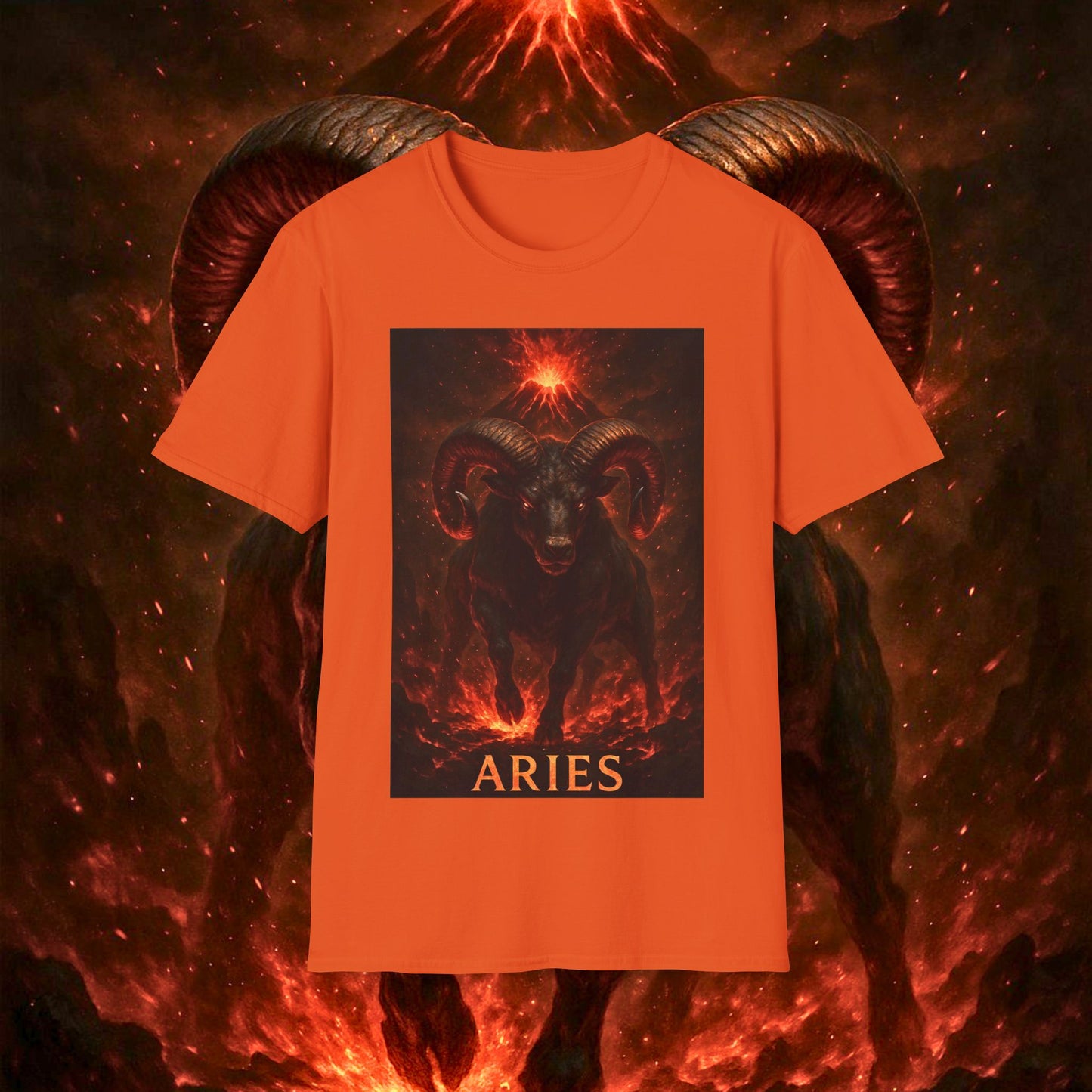 "Camiseta ♈ Aries — Espíritu de fuego"