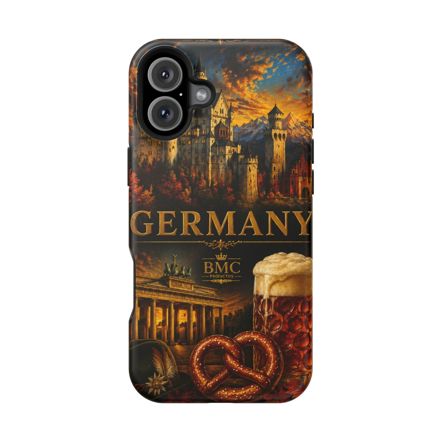 "Funda Magnética Reforzada Alemania: Fortaleza, Historia y Tradición 🎖️🏰🍺"