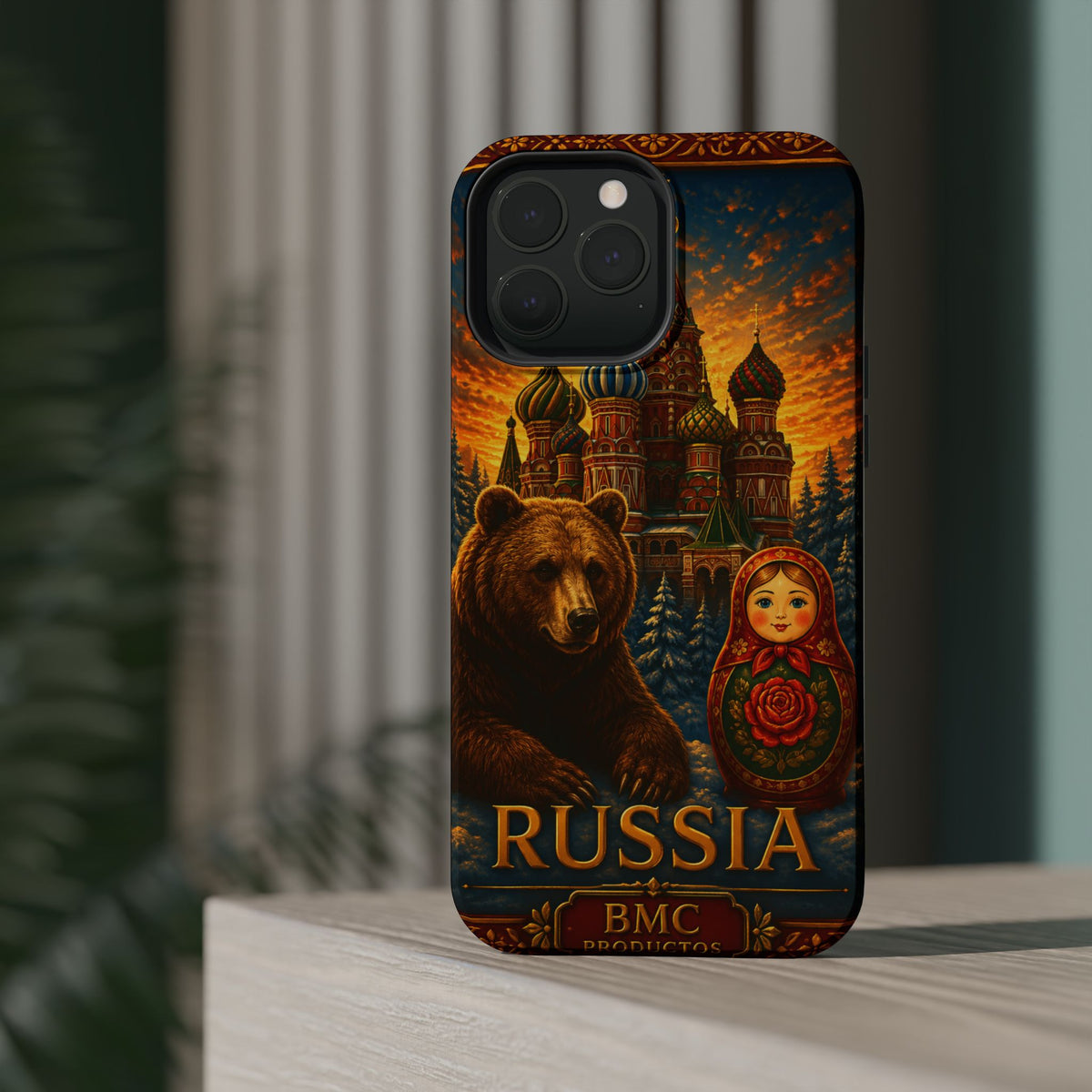 "Reinforced Magnetic Case Russia❄️ – Land of history, mystery, and grandeur"