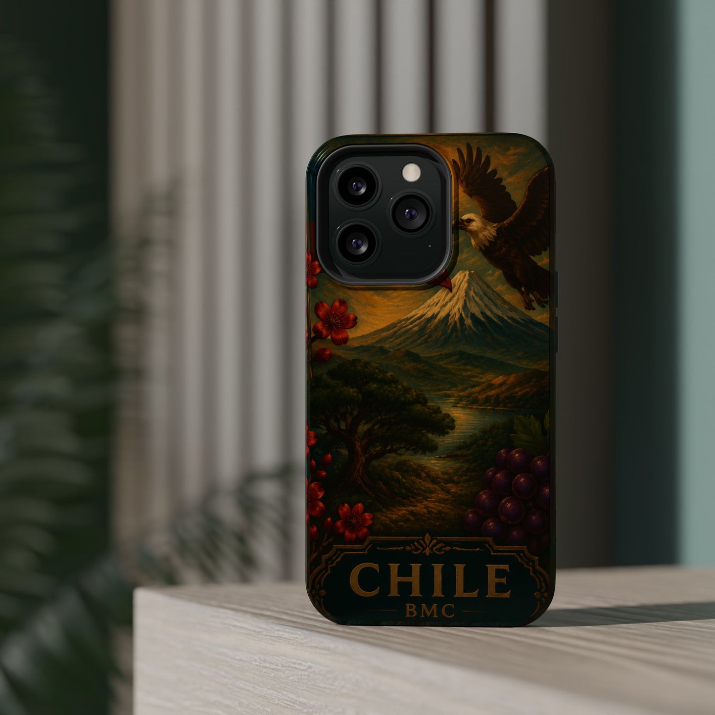"Funda Magnética Reforzada Magnética Reforzada Chile: Naturaleza Indómita y Horizontes Eternos 🏔️🍇🏜️"