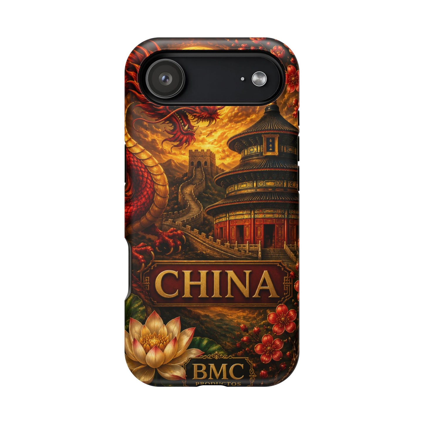 "Funda Magnética Reforzada Magnética Reforzada China – Dragones, murallas y leyendas eternas"