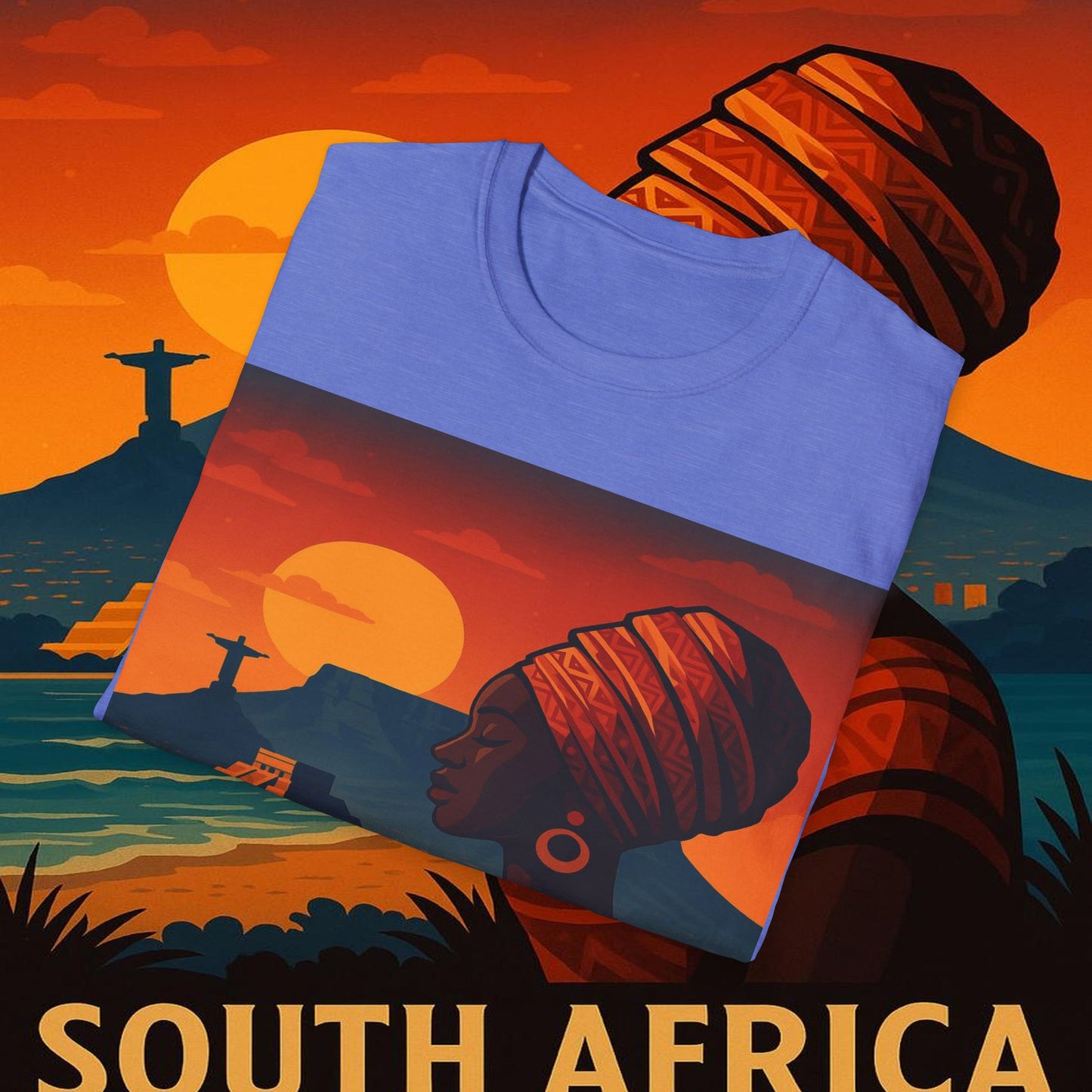 "Camiseta Sudáfrica 🌍 – Un mundo de aventuras y diversidad"