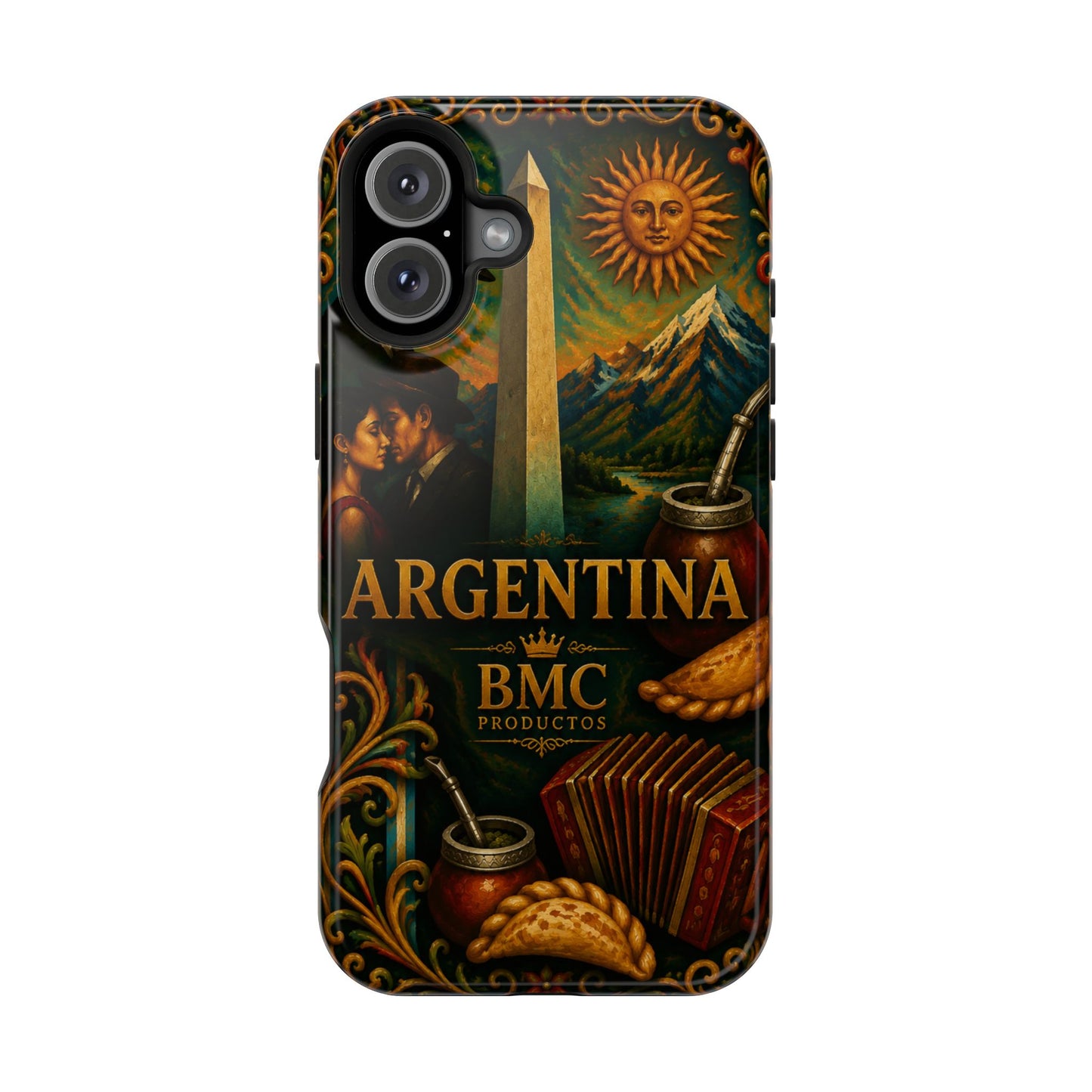 "Funda Magnética Reforzada Argentina: Pasión, Tradición y Tierra de Sueños🔥🏞️"