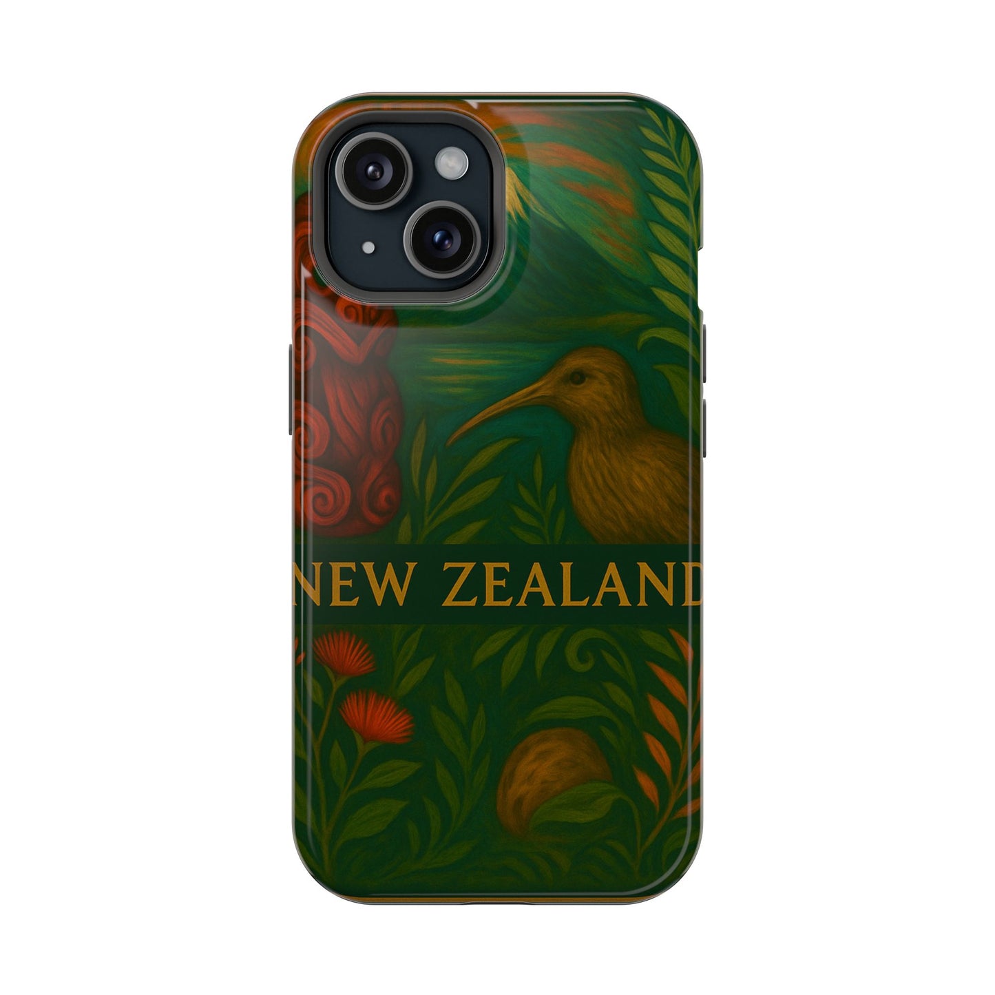 "Funda Magnética Reforzada Magnética Reforzada Nueva Zelanda🏞️ – El paraíso de la naturaleza y la aventura"