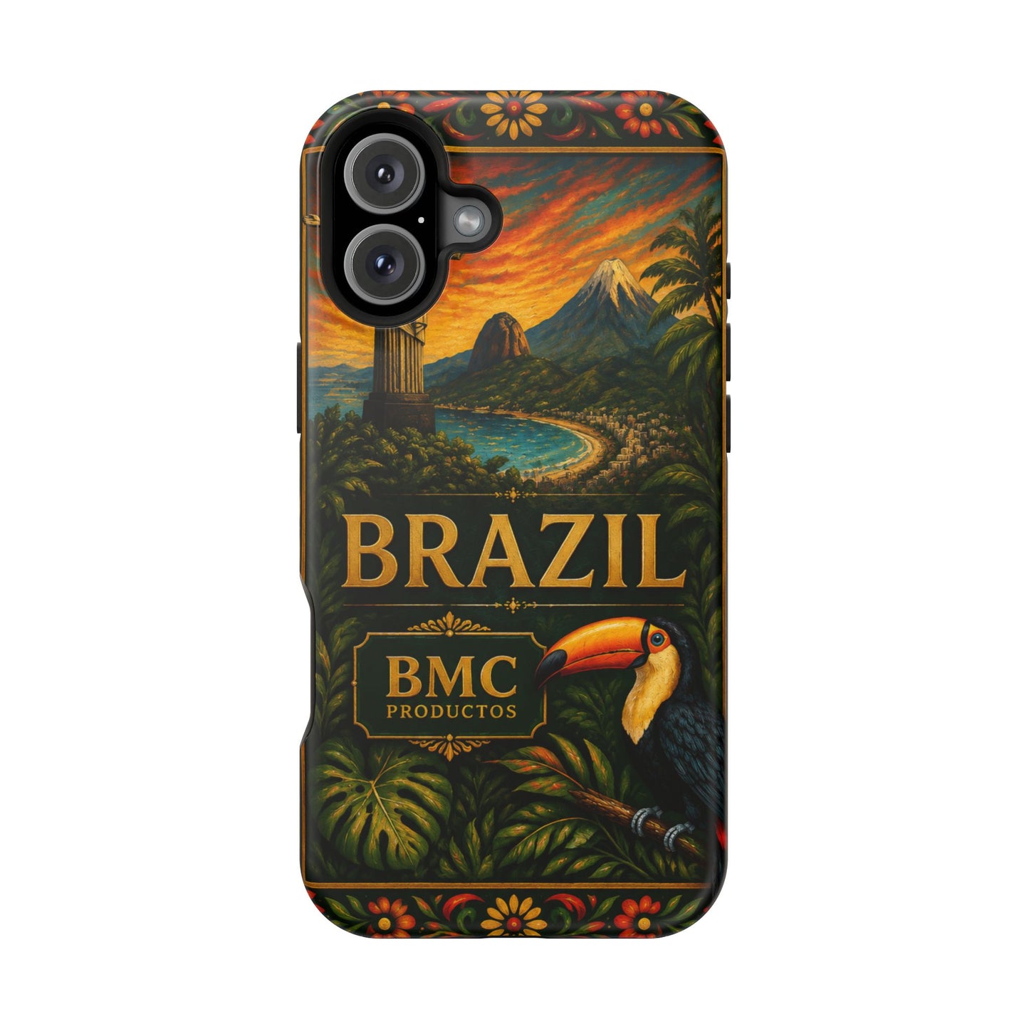 "Funda Magnética Reforzada Magnética Reforzada Brasil: Ritmo, Naturaleza y Alegría Infinita 🎶🌴🏖️"