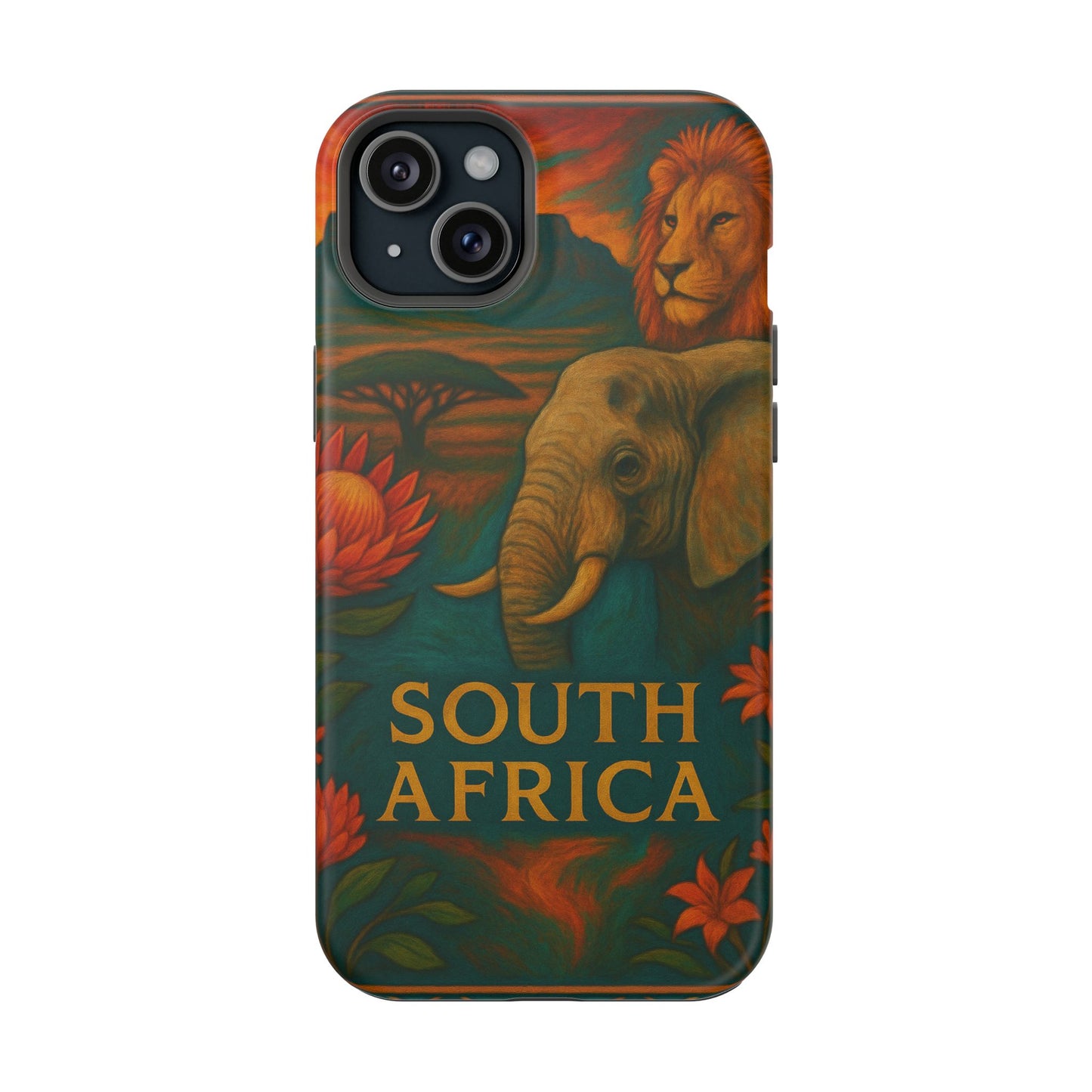 "Funda Magnética Reforzada Magnética Reforzada Sudáfrica 🌍 – Un mundo de aventuras y diversidad"
