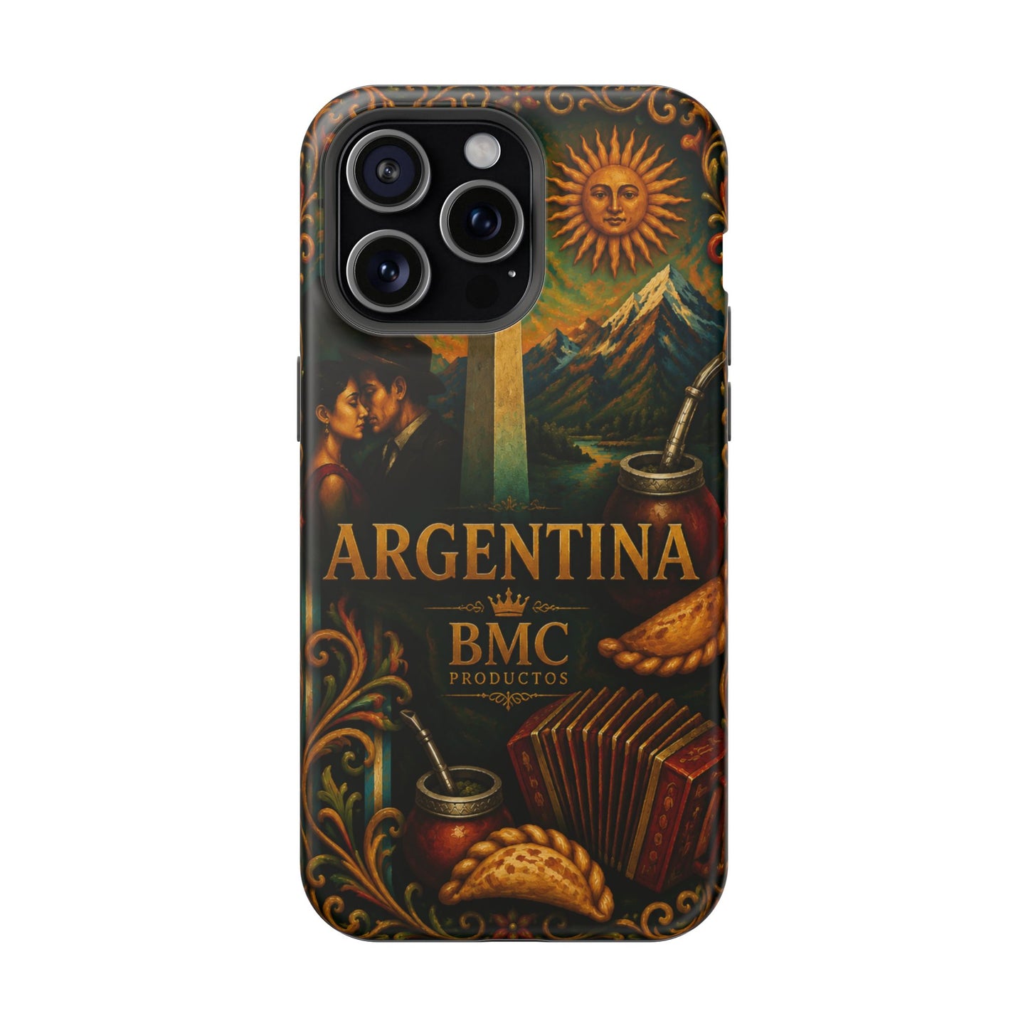 "Funda Magnética Reforzada Argentina: Pasión, Tradición y Tierra de Sueños🔥🏞️"