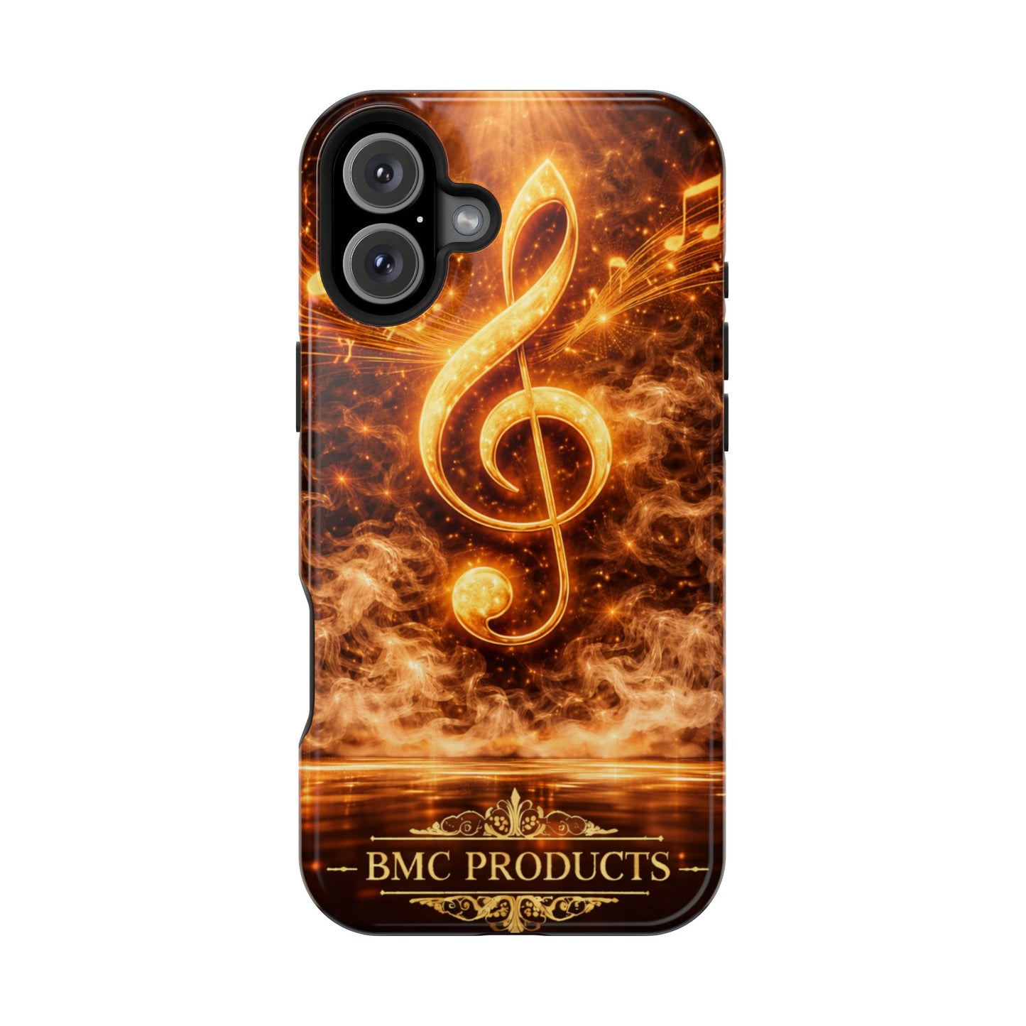 "Funda Magnética Reforzada Magnética Reforzada clave de sol 🎼🔥Donde nace una nota… nace una llama.” 🔥🎼
