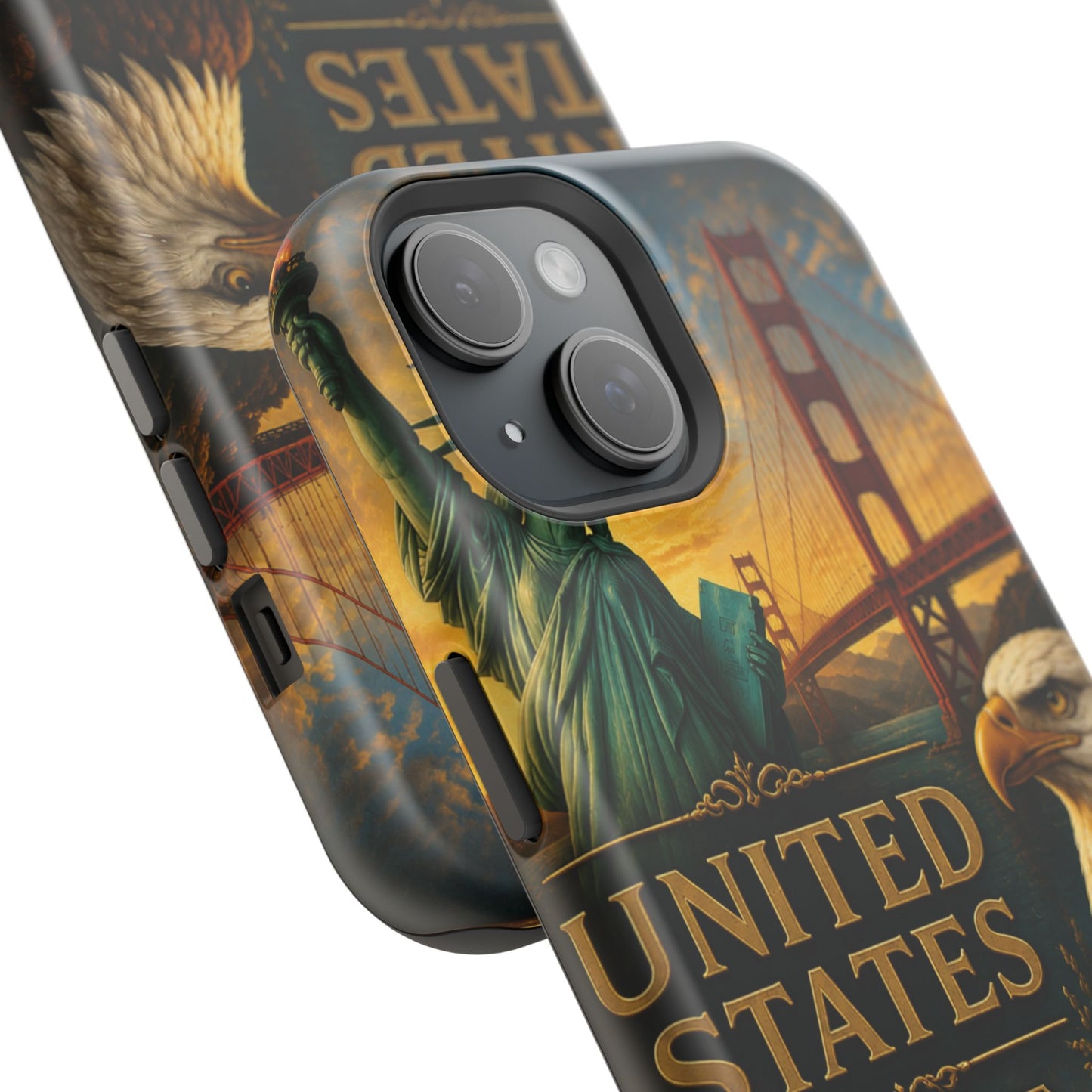 "Funda Magnética Reforzada Estados Unidos: Sueños, Libertad y Grandes Horizontes 🗽🏜️🌆"