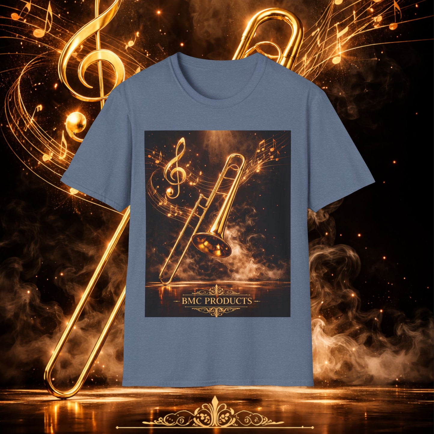 "Camiseta Trombón 🎷🔥No todos los fuegos hacen ruido… algunos tocan el alma.” 🔥🎷