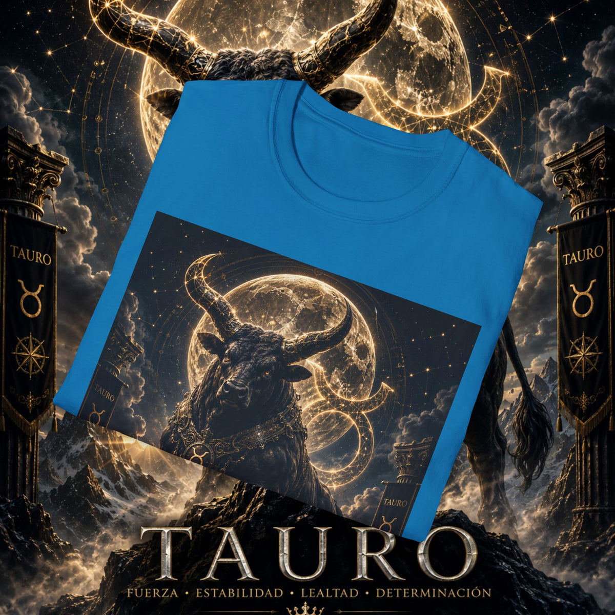 "Camiseta ♉ Tauro — Fuerza silenciosa de la tierra"