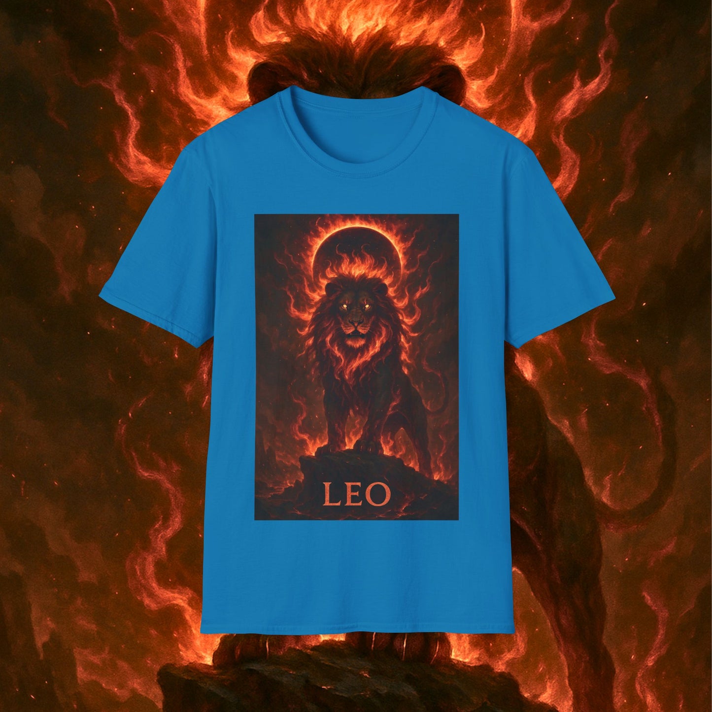"Camiseta ♌ Leo — Soberano del fuego eterno"