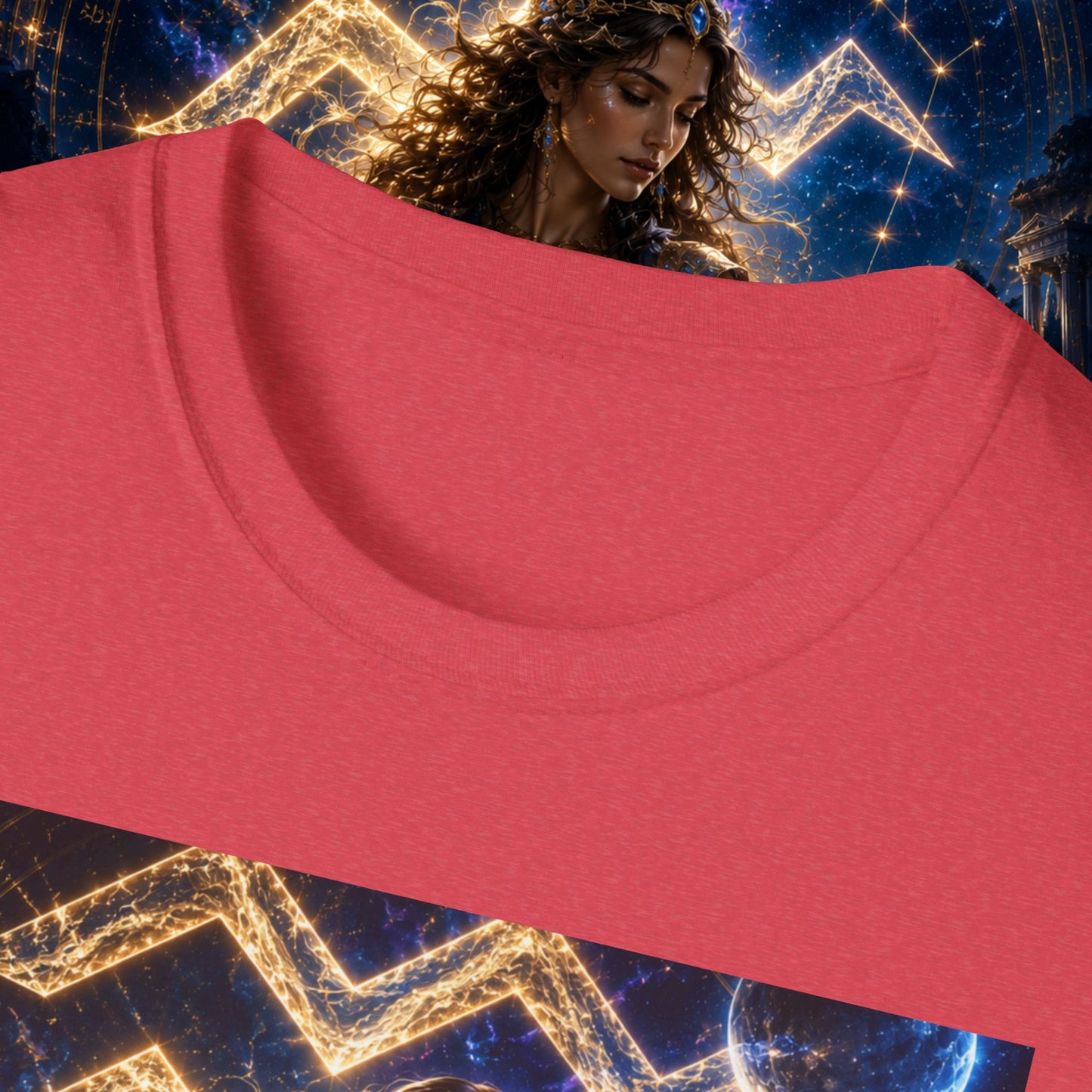 "Camiseta ♒ ACUARIO M– La Visionaria del Cielo y el Agua"