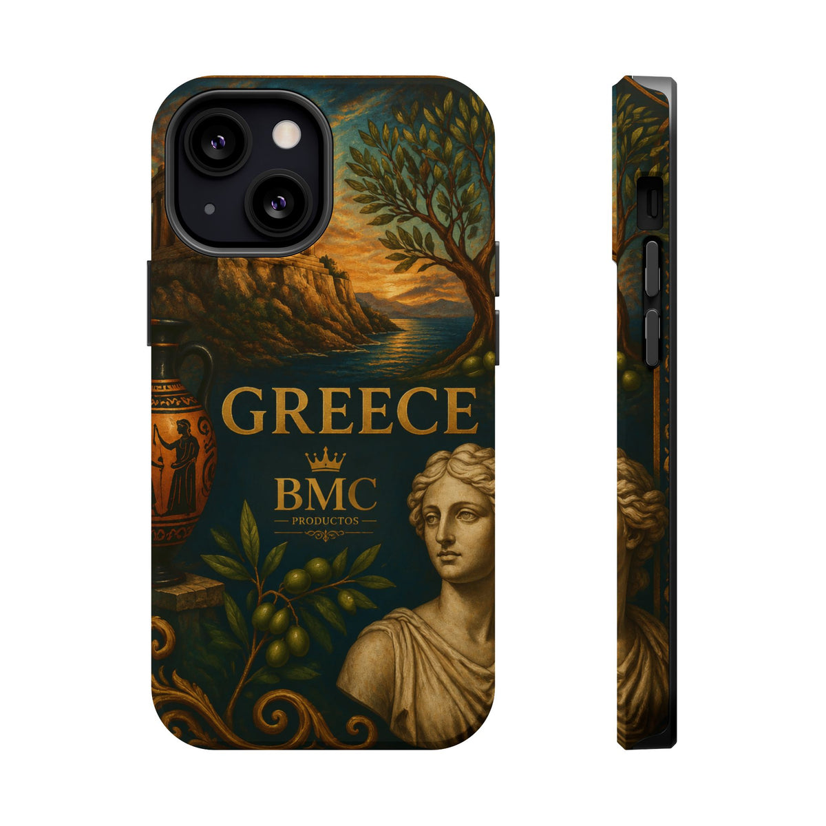 "Funda Magnética Reforzada Magnética Reforzada Grecia: Cuna de Dioses, Maravillas y Filosofía 🌊🏛️⚡"