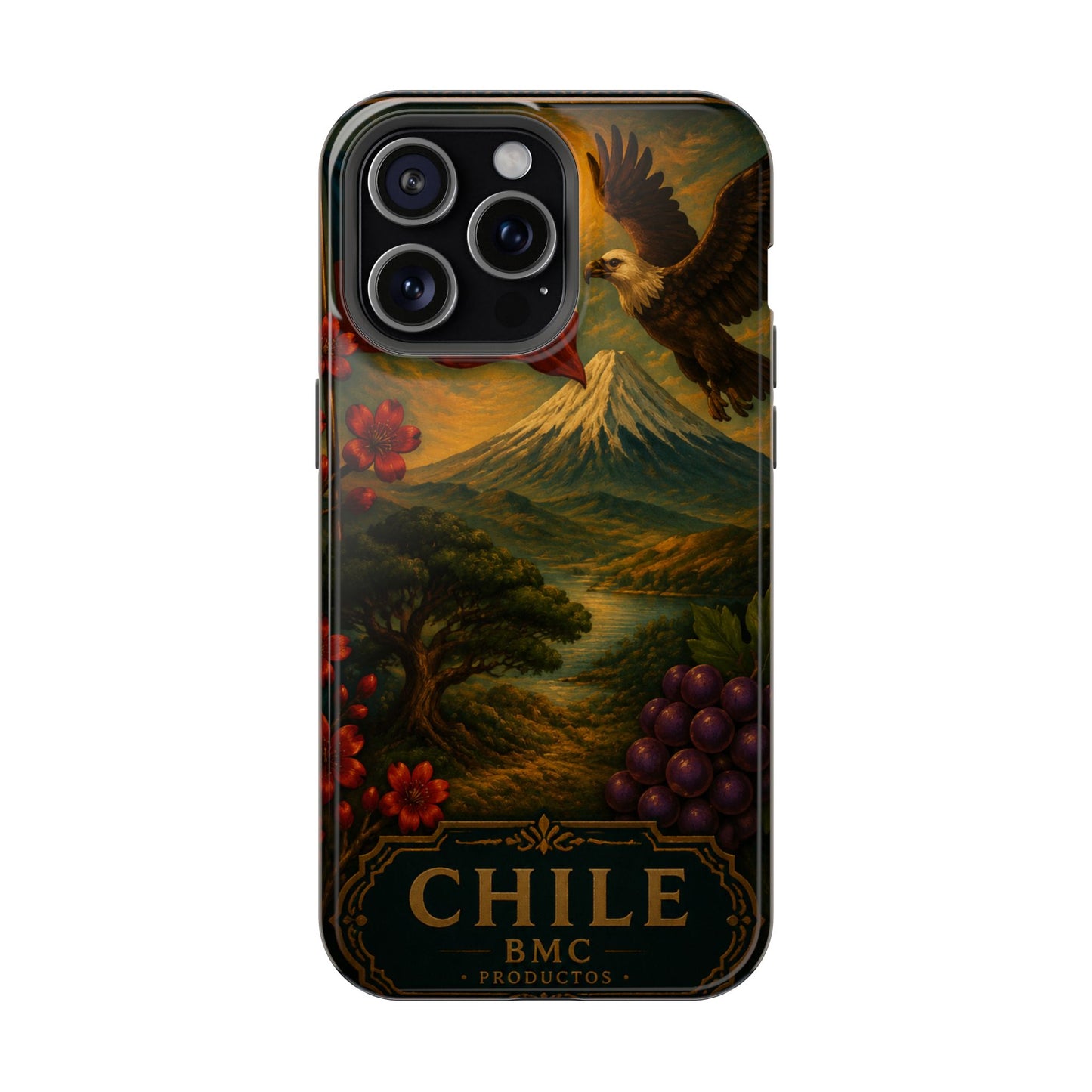 "Funda Magnética Reforzada Magnética Reforzada Chile: Naturaleza Indómita y Horizontes Eternos 🏔️🍇🏜️"