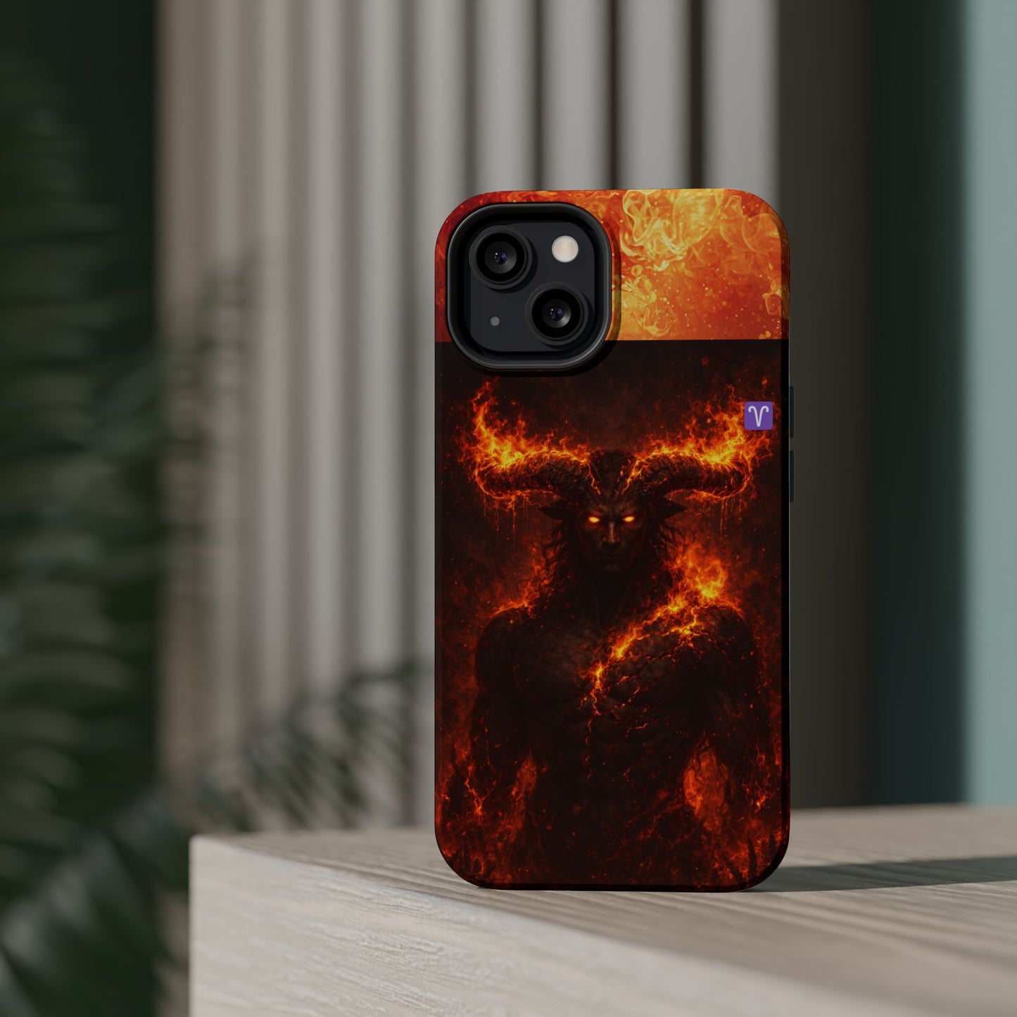 "Funda Magnética Reforzada ♈ Aries — Espíritu de fuego"