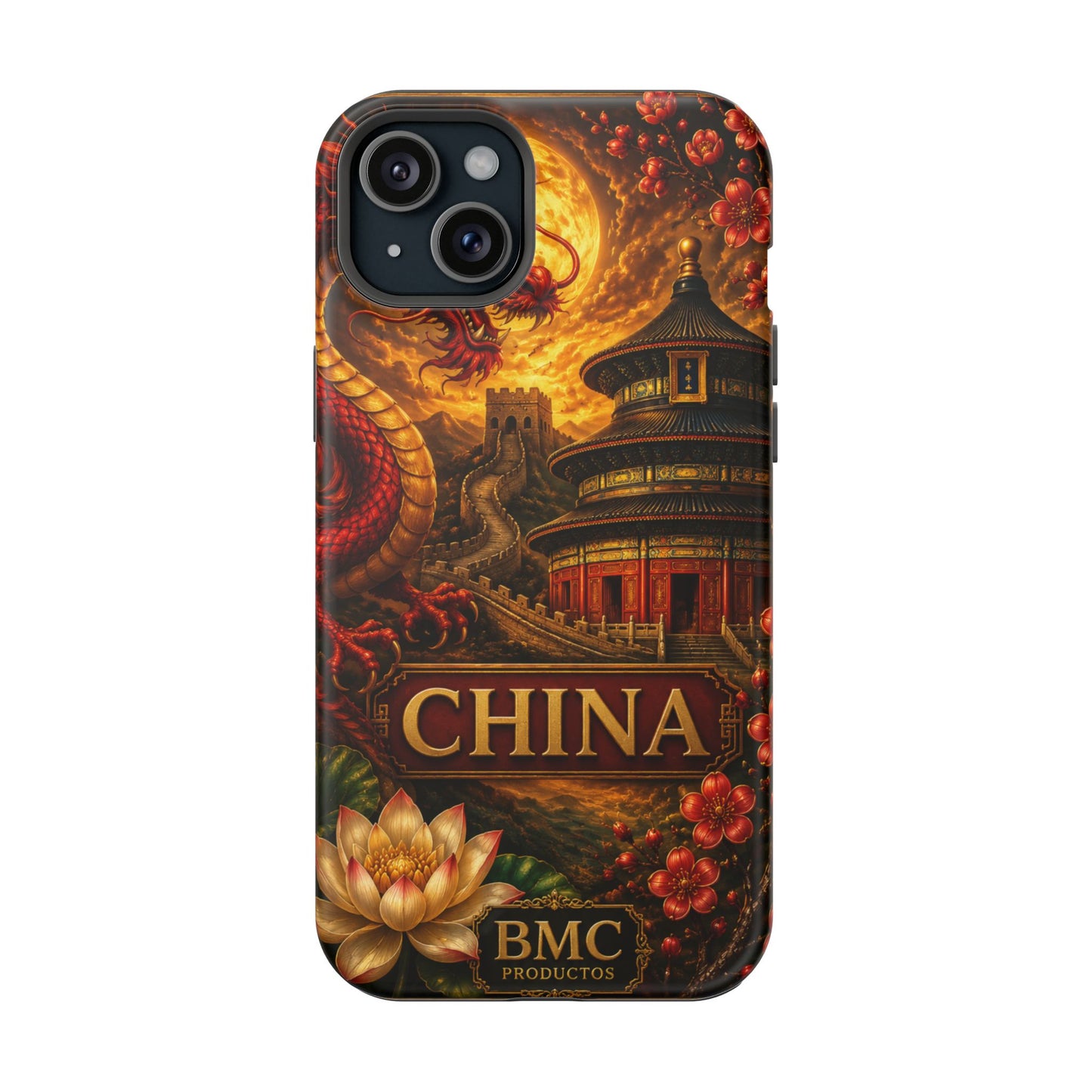 "Funda Magnética Reforzada Magnética Reforzada China – Dragones, murallas y leyendas eternas"