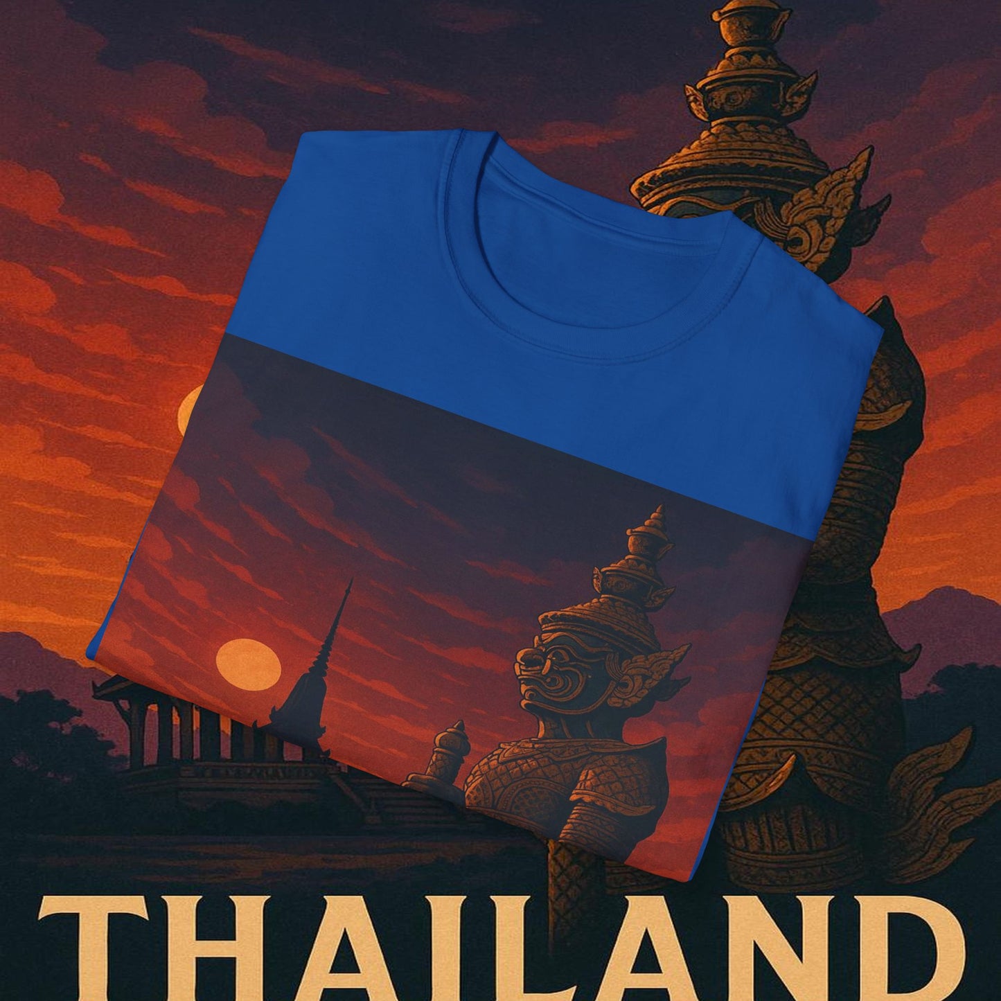 "Camiseta Thailand🌴 – El Reino de las Sonrisas y la Aventura"