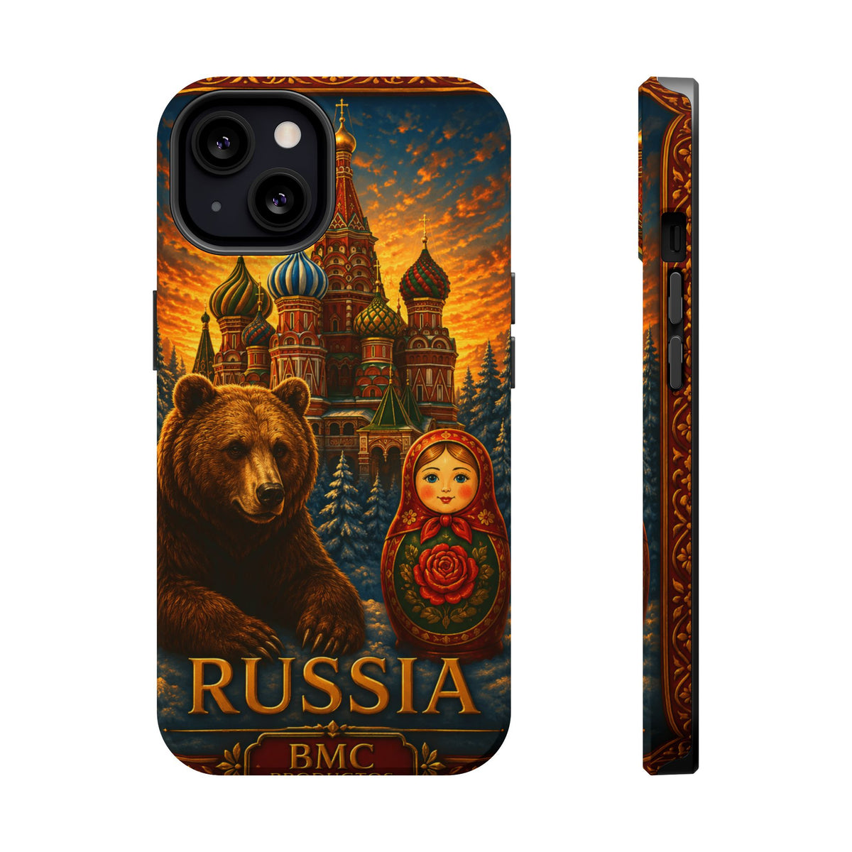 "Reinforced Magnetic Case Russia❄️ – Land of history, mystery, and grandeur"