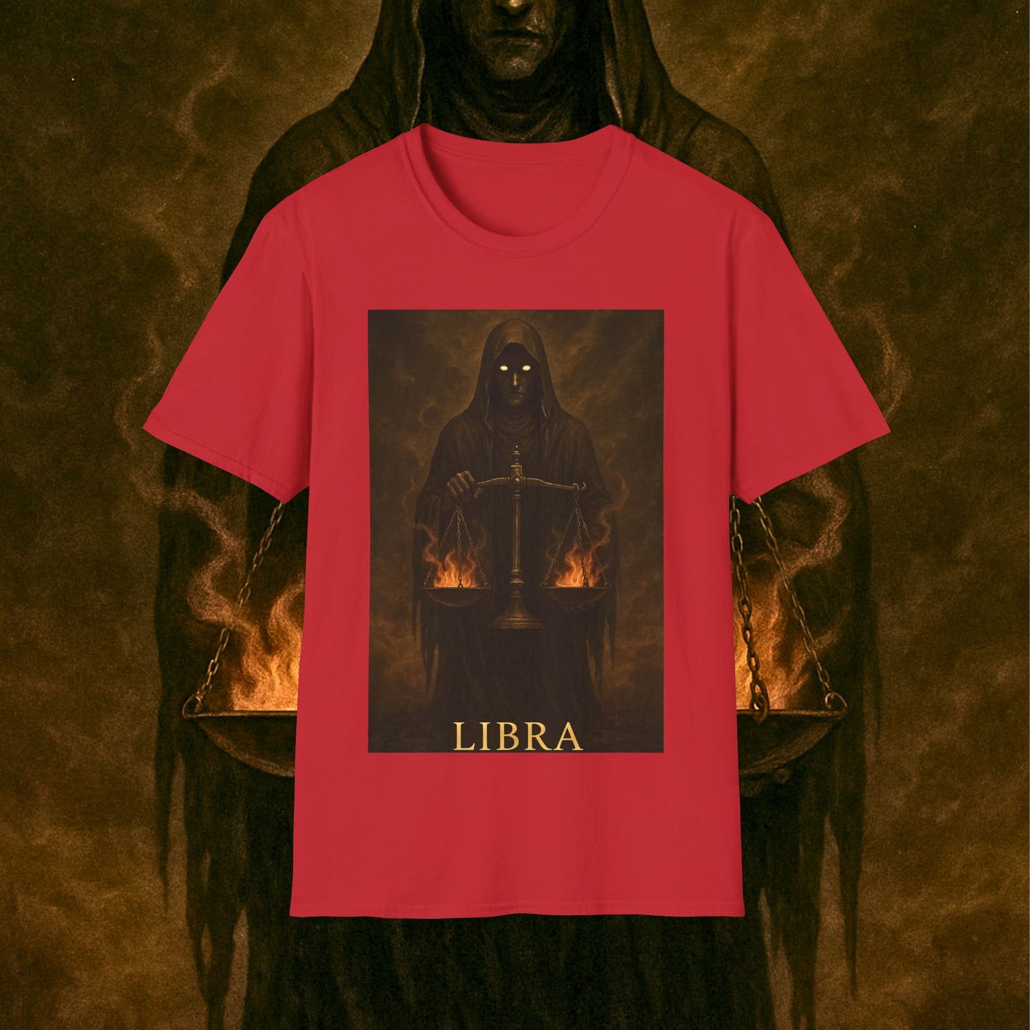 "Camiseta LIBRA – El Guardián del Equilibrio"