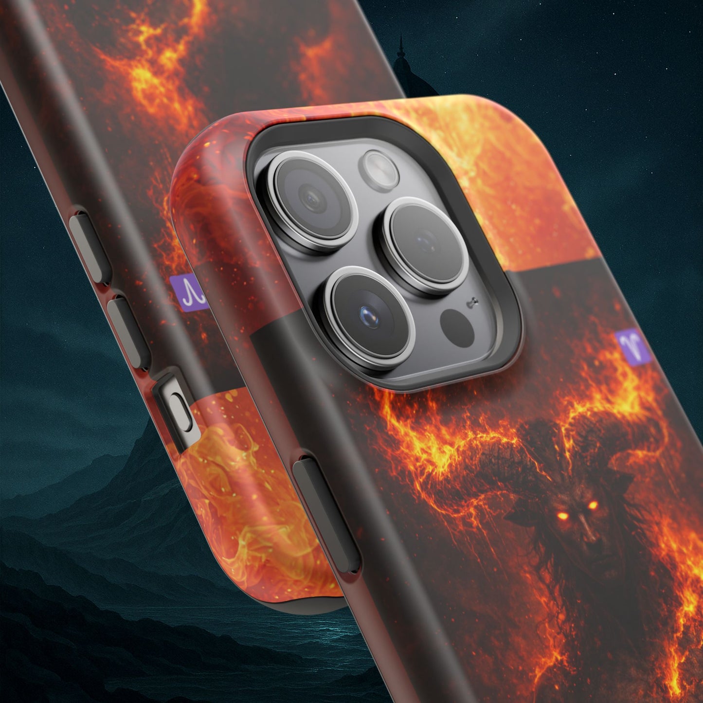 "Funda Magnética Reforzada ♈ Aries — Espíritu de fuego"