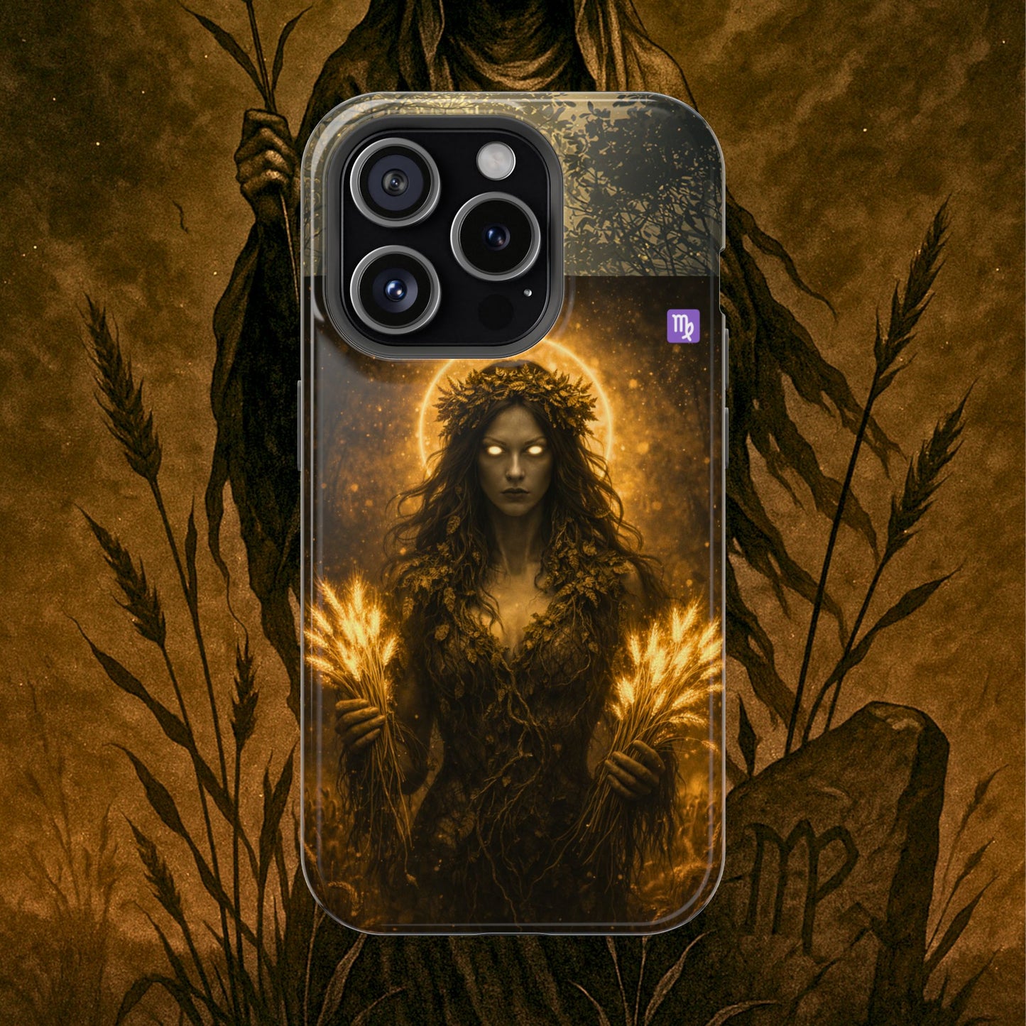 "Funda Magnética Reforzada ♍ Virgo-La Guardiana del Conocimiento"