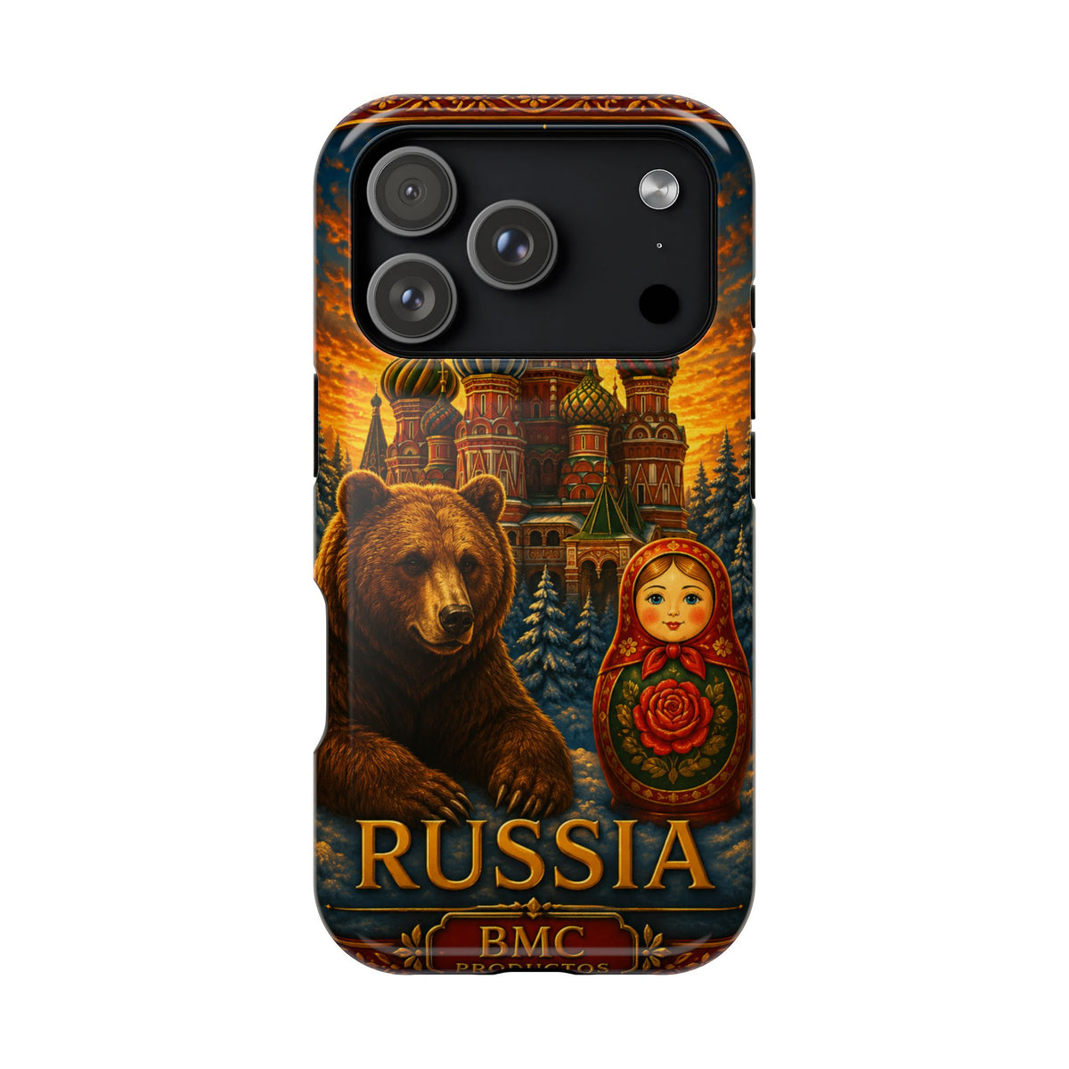 "Reinforced Magnetic Case Russia❄️ – Land of history, mystery, and grandeur"