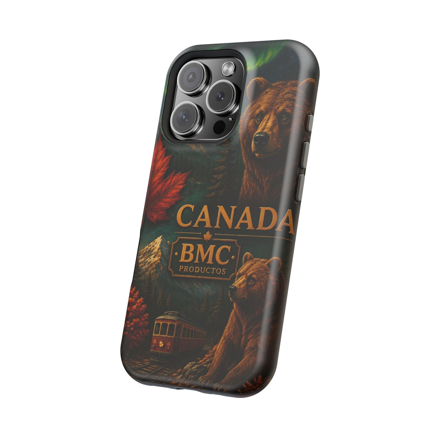 "Funda Magnética Reforzada Magnética Reforzada Canadá: Naturaleza Majestuosa y Espíritu Libre 🍁🏞️🦌"