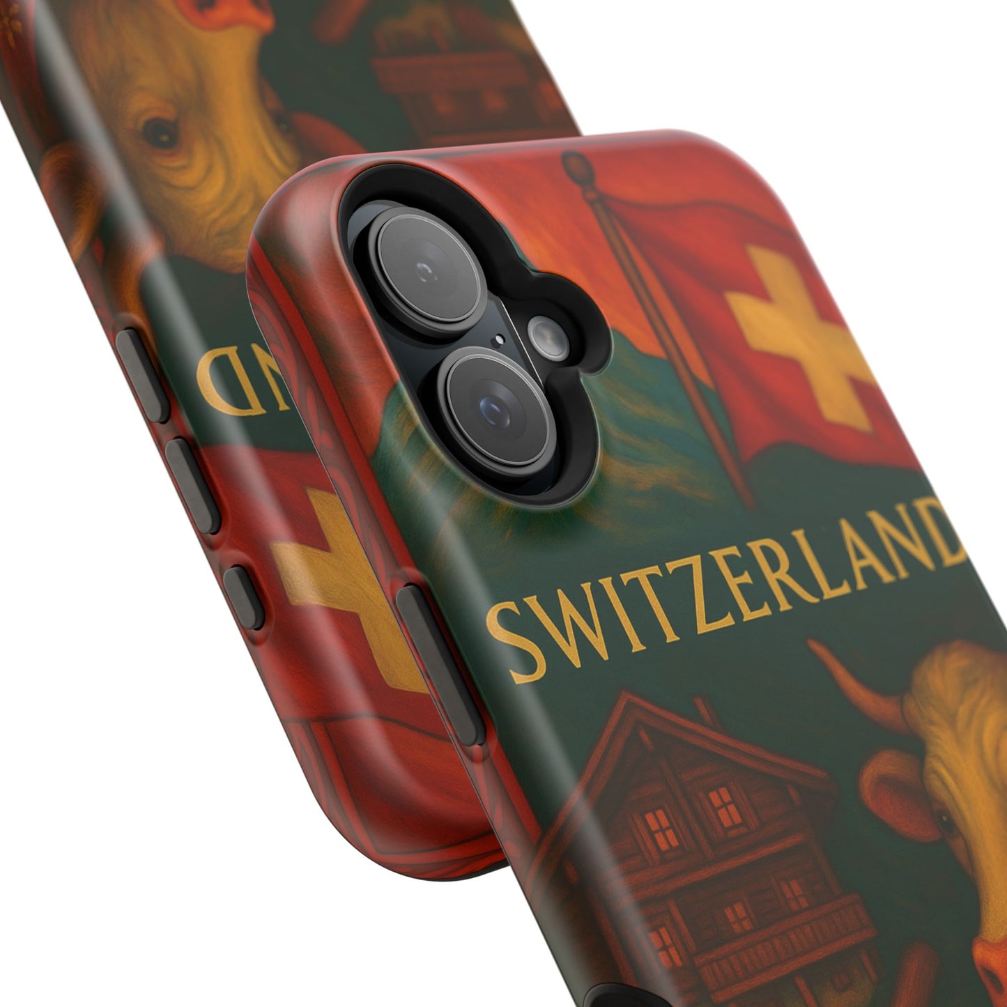 "Funda Magnética Reforzada Magnética Reforzada suiza❄️ – Tierra de montañas majestuosas y precisión legendaria"